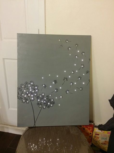 Light Up Canvas, Lighted Canvas Art, Country Wall Art, Diy Art Projects, Lighted Canvas, Painted Canvas, Light Painting, Art Inspiration Drawing, Canvas Art Painting