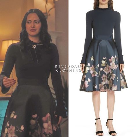 Ted Baker Seema Frill Neck Floral Print Dress, Navy
Previous Betty Cooper Style, Veronica Lodge Fashion, Veronica Lodge Riverdale, Veronica Lodge Outfits, Sabrina Spellman Style, Riverdale Fashion, Riverdale Characters, The Raid, Movie Inspired Outfits