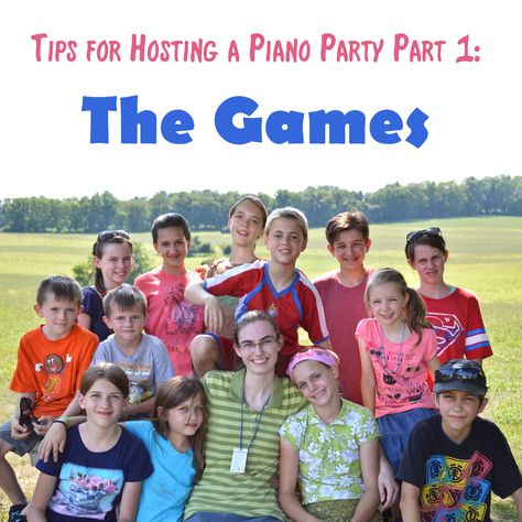 Tips for Hosting a Piano Party Part 1: The Games - A few tips from my experience hosting piano parties.  #music #games Piano Teaching Games, Piano Games, Teaching Game, Piano Studio, Back To School Party, Adult Party Games, Piano Teaching, Playing Piano, Music Activities