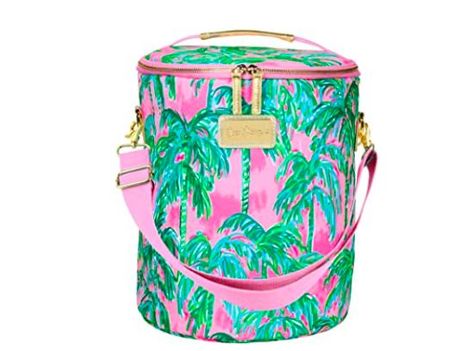 Lilly Pulitzer Pink/Green Insulated Soft Beach Cooler with Adjustable/Removable Strap and Double Zipper Close, Suite Views Lilly Pulitzer Patterns, Beach Cooler, Picnic Cooler Bag, Picnic Cooler, Cooler Tote, Insulated Bag, Soft Cooler, Food Fresh, Cooler Bag