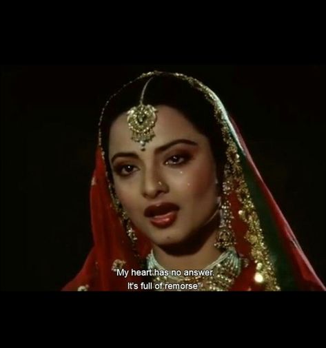 Umrao Jaan, Classic Movie Quotes, South Asian Aesthetic, Retro Bollywood, 90s Bollywood, Indian Woman, Vintage Bollywood, Movie Lines, So Real