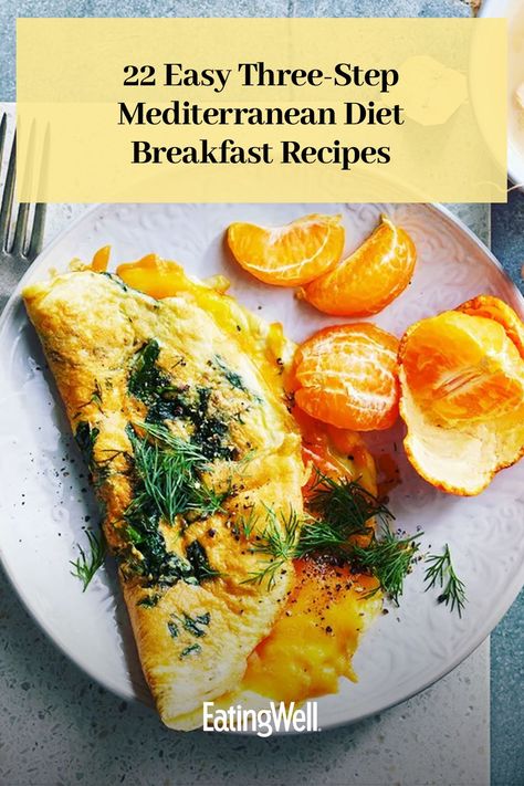 These easy breakfast recipes are packed with delicious, Mediterranean diet-friendly ingredients and come together in just three steps or less. Enjoy recipes iike Spinach, Feta & Artichoke Tater Tot CasseroleOr, rely on our meal-prep-friendly Almond Joy-Inspired Overnight Oats to satisfy you through the weekdays. Meditterean Breakfast Ideas, Breakfast Mediterranean Diet, Mediterranean Diet Breakfast Ideas, Feta Artichoke, Mediterranean Diet Breakfast Recipes, Peach Baked Oatmeal, Mediterranean Diet Recipes Breakfast, Mediterranean Diet Breakfast, Mediterranean Breakfast