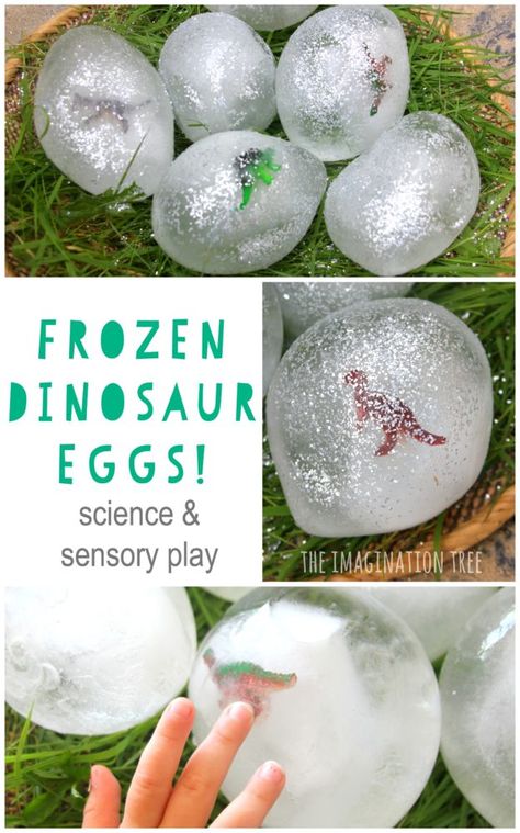 Frozen Dinosaur Eggs, Aktiviti Prasekolah, Dinosaur Activities Preschool, Imagination Tree, Play For Kids, Aktiviti Kanak-kanak, Nursery Activities, Dinosaur Activities, Dinosaur Crafts