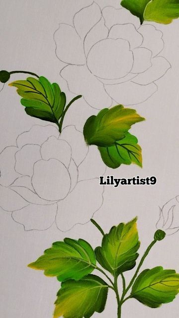 Small Flowers Fabric Painting, Lotus Painting On Fabric, Flower Motifs For Fabric Painting, Free Hand Rose Fabric Painting, Rose Flower Painting On Fabric, Diy Fairy Wings, Saree Painting, Painting Flowers Tutorial, Fabric Painting On Clothes