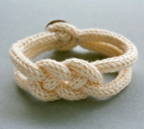 Wool Bracelet, Crochet Bracelet Pattern, Spool Knitting, Bracelet Crochet, Cotton Bracelet, Lucet, Knit Bracelet, French Knitting, Knit Jewelry