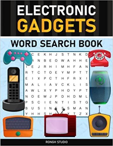 Electronic Gadgets Word Search Book: A Puzzle Book of Electronic Gadget Names: Studio, Rongh: 9798374587258: Amazon.com: Books Word Search Book, Make Money On Amazon, Color Puzzle, Electronic Gadgets, Word Search Puzzles, Book Pins, Kids Activity Books, Activity Books, Kids Journal