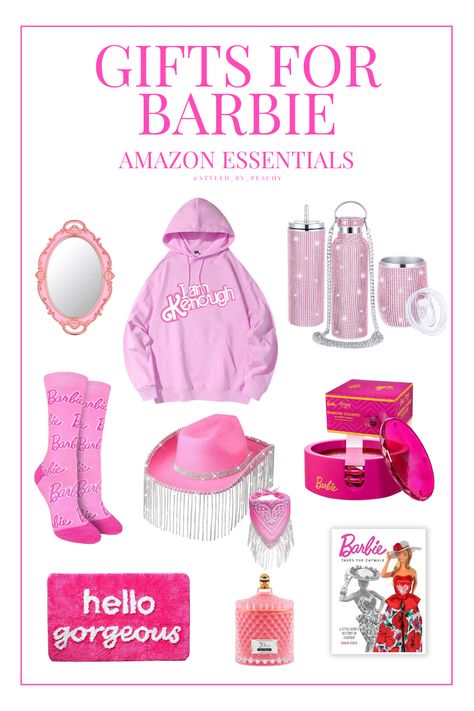 barbie gift ideas amazon essentials Barbie Basket Ideas, Barbie Gift Basket, Barbie Basket, Barbie Gift Ideas, Amazon Gift Ideas, Barbie Convention, Pink Gift Ideas, Barbie Gifts, Barbie Theme