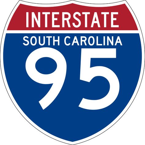 South Carolina's I-95 Interstate 95 Tattoo, Interstate Highway, Notebook Doodles, Cholo Art, Florida Georgia, Leg Tattoo, Travel Spots, Jacksonville Florida, State College