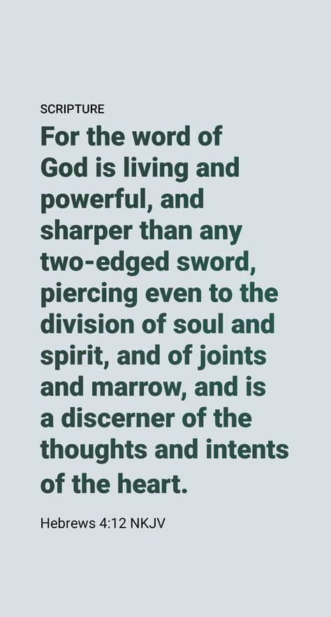 Jehovah has yet another means of exerting power. Hebrews 4:12 says: “The word of God is alive and exerts power.” Have you observed the phenomenal power of God’s word, or spirit-inspired message, now preserved in the Bible? It can strengthen us, build up our faith, and help us make profound changes in ourselves. The apostle Paul warned fellow believers against people engaged in grossly immoral lifestyles. Then he added: “Yet that is what some of you were.” (1 Corinthians 6:9-11) Hebrews 4:12, Hebrews 4, The Apostle Paul, Apostle Paul, Power Of God, Spirit Board, Bible Study Lessons, Awesome God, Blessed Mother Mary