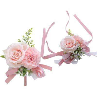 Carnation Wrist Corsage, Floral Wrist Corsage, Flowers Accessories, Corsage And Boutonniere Set, Prom Suit, Wrist Flowers, Groomsmen Boutonniere, Rose Boutonniere, Corsage And Boutonniere