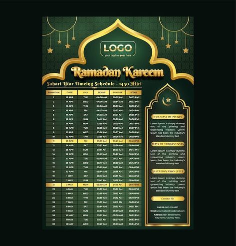 Ramadan Calendar Design, Ramadan Dates, Fasting And Prayer, Ramadan Calendar, About Ramadan, Calendar Design Template, Prayer Time, Prayer Times, Calendar Design