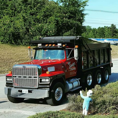 Ford Ltl9000, Ford Ltl 9000, Sterling Trucks, Big Ford Trucks, Truck Business, Dumper Truck, Built Ford Tough, Delivery Truck, Freight Truck