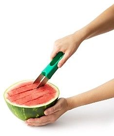 Chef'n Slicester Watermelon Slicer Watermelon Cubes, Perfect Watermelon, Big Knife, Watermelon Slicer, Cut Watermelon, Cooking Tools, Kitchen Tools And Gadgets, Leicester, Melon