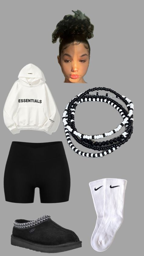 Black And White Outfit, Teen Swag Outfits, Casual Preppy Outfits, Trendy Outfits For Teens, Cute Lazy Day Outfits, Lazy Day Outfits, White Outfit, Cute Comfy Outfits