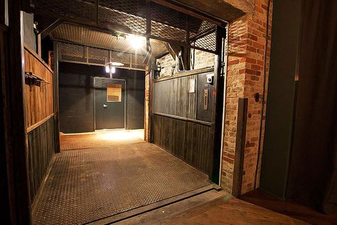 Stuck In Elevator Aesthetic, Vintage Elevator Door, Elevator Make Out Aesthetic, Antique Elevator, Freight Elevator, Ceiling Covering, Elevator Interior, Building Aesthetic, Top 10 List