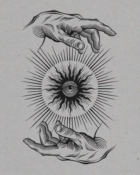 Ordo Ab Chao Tattoo, Sun Drawings, Linework Design, Antique Tattoo, Gotik Tattoo, Tato Flash, Tato Minimal, Pola Tato, Kunst Tattoos