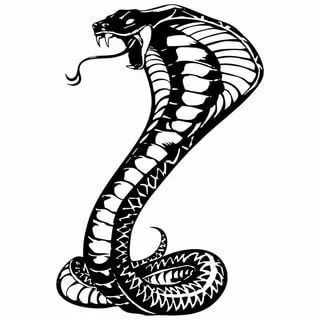 King Cobra Snake, Cobra Tattoo, Cobra Art, Laptop Decal Stickers, Snake Drawing, Snake Tattoo Design, Cobra Snake, Snake Art, King Cobra