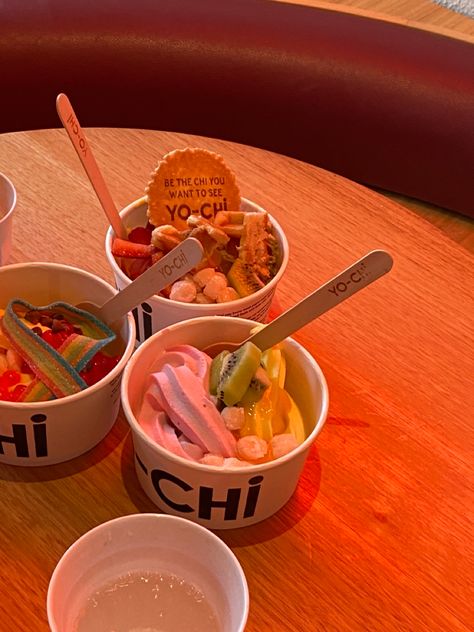 Yochi Frozen Yogurt Aesthetic, Frozen Yogurt Shop Aesthetic, Yochi Yogurt, Yochi Frozen Yogurt, Frozen Yogurt Aesthetic, Yogurt Land, Yo Chi, Sydney Summer, Basic Aussie