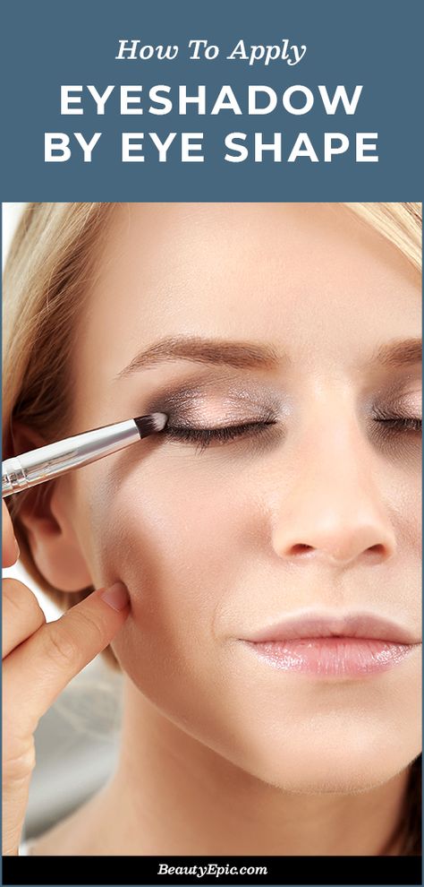 Eyeshadow For Round Eyes How To Apply, Using Eye Shadow As Liner, Eye Shadow For Green Eyes And Blonde, Eye Shadow Placement, Eye Makeup For Different Shaped Eyes, Eye Shadow For Round Eyes, Eye Shadow Looks Over 40, Eye Shadow Application Chart, Eye Shadow For Almond Eye Shape