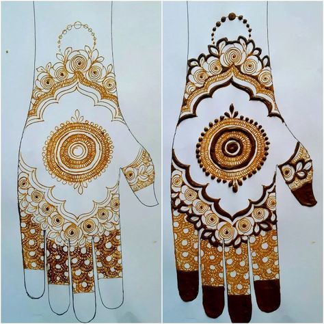 Hawan Kund Mehndi Design, Henna Beginners, Basics Drawing, Mehndi Practice, Priti Patel, Henna For Beginners, Indian Henna Designs, Full Mehndi, Beginner Henna