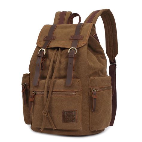 Cottagecore Bag, Canvas Backpack Men, Canvas Backpacks, Hiking Bag, Vintage Backpacks, Laptop Rucksack, Camping Backpack, Waterproof Backpack, Vintage Canvas