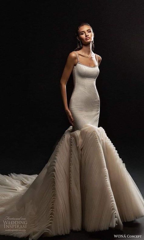 2022 Wedding Dresses, Wona Concept, Wedding Dress Alterations, Couture Wedding Gowns, Gown Inspiration, 2022 Wedding, Dream Wedding Ideas Dresses, Chapel Train, Gala Dresses