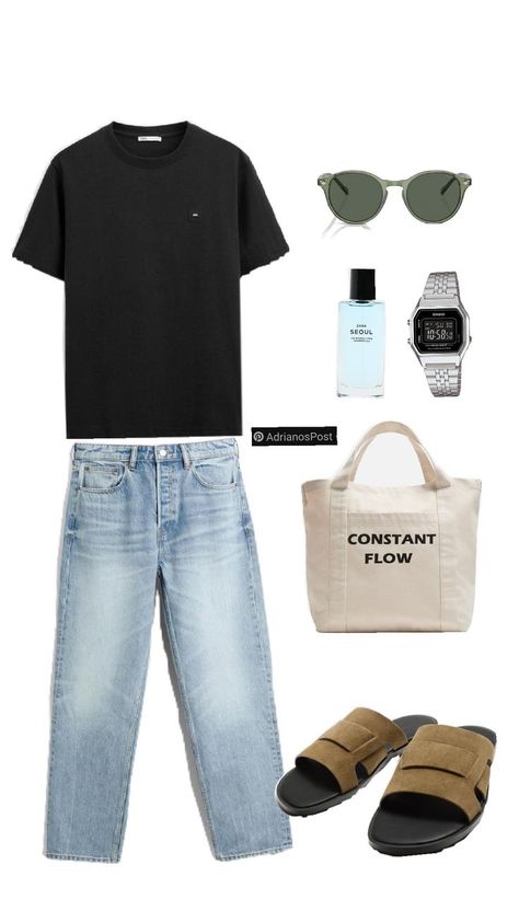 Basic Male Outfit, Male Outfit, Outfit Zara, Zara, Mens Outfits