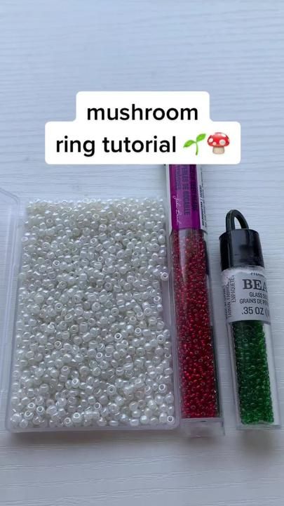 Stuff To Do With Beads, Homade Jewelry, Bead Rings Tutorial, Seed Bead Jewelry Diy, Beeds Jewelery, Diy Beaded Rings Tutorials, Beaded Rings Tutorials, Seed Bead Rings, Seed Bead Bracelets Diy