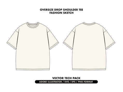 Oversized Tshirt Template, Mockup Tshirt Oversize, Tshirt Mockup Free, Streetwear Mockup, Oversized Tshirt Mockup, Tshirt Vector, Baggy Tshirt, Tshirt Png, Oversize Tshirt