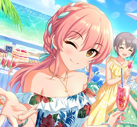 character name: mika jougasaki Mika Jougasaki, Idolmaster Cinderella, Idolmaster Cinderella Girls, Character Profile, Character Names, Anime Icons, Manga Anime, Cinderella, Anime