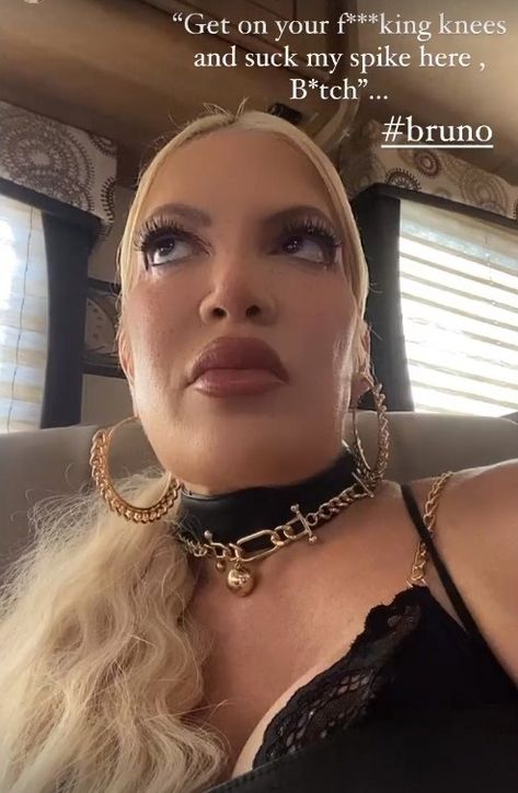 TORI Spelling was looking unrecognizable as she rocked black lingerie and a leather collar in a new photo and clip. All this comes as fans continue to speculate the actress has split from her husband, Dean McDermott. The 48-year-old took to her Instagram Stories to first share a photo of herself in a makeup chair, […] Lingerie Leather, Eye Opening Quotes, Makeup Chair, Tori Spelling, Famous Couples, Large Hoop Earrings, Leather Collar, Khloe Kardashian, Black Lingerie