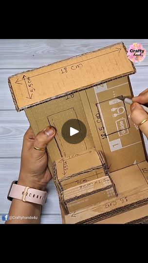 Cardboard Crafts Decoration, Cardboard Box Houses, Fairy Life, Idea For Home, Mini Mundo, Cardboard Crafts Diy, Cardboard House, Box Houses, Cardboard Paper