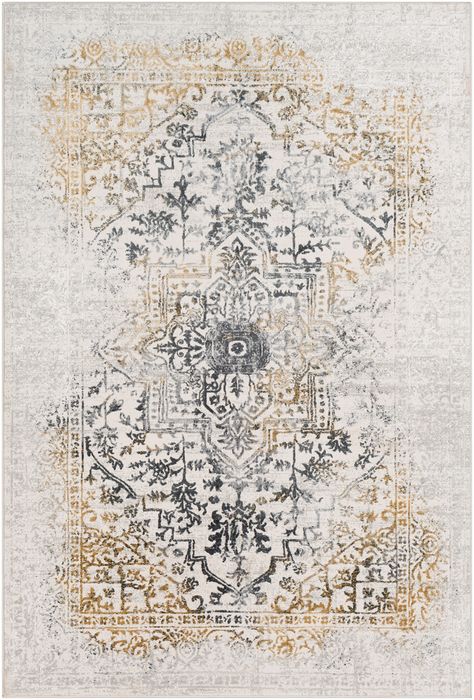 Surya Aisha AIS-2308 Charcoal Silk Transitional Rug from the Assorted Traditional Rugs collection at Modern Area Rugs Surya Rug, Carpet Trends, Charcoal Rug, Tapis Design, Updated Traditional, Diy Carpet, Surya Rugs, Grey Carpet, Rug Direct