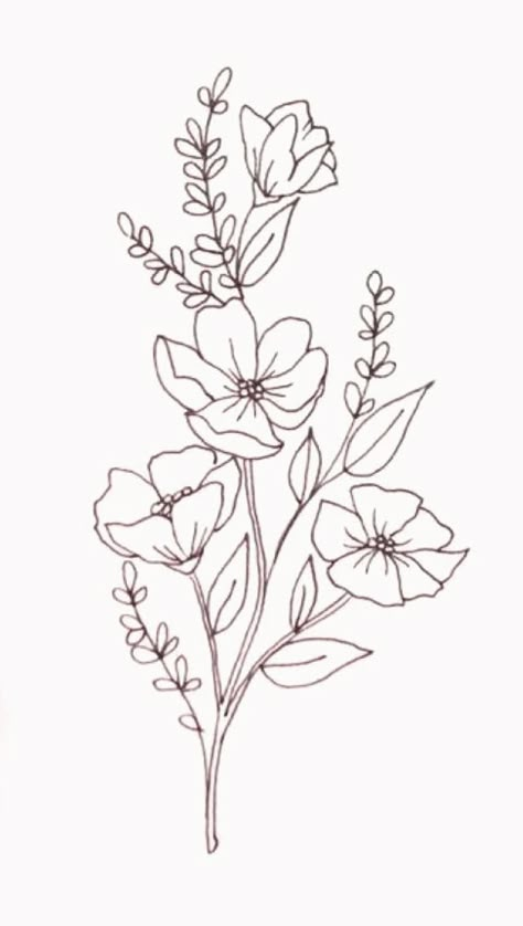 Easy Drawing Ideas For Beginners, Wild Rose Tattoo, Drawing Still Life, Art For Walls, Wildflower Drawing, Buttercup Flower, Walls Art, Tattoo Henna, Circle Drawing