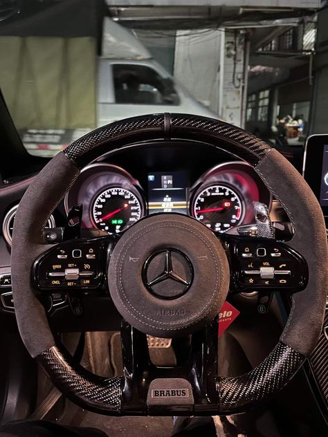 Spec:
✅ Carbon fiber Top and Bottom
✅With trim
✅Custom reshape and color
✅Alcantara sides
✅Black Stitches
Thinking to renew and personalise your steering wheel? Think no more! Send me a pic of your original car and i'll get a quote for you right now! Carbon Fiber Car Interior, Custom Steering Wheel, Mercedes Wheels, Mercedes Brabus, Big Movie, Car Interior Design Sketch, Carbon Fiber Steering Wheel, Custom Car Interior, Luxury Car Interior