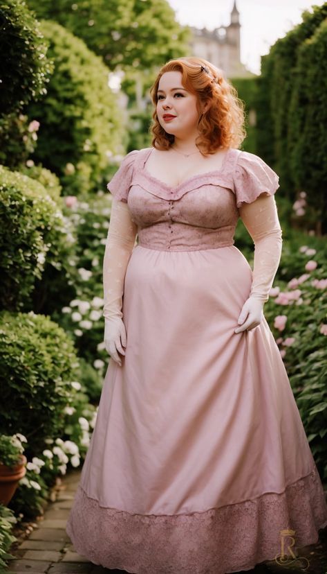 Bridgerton Plus Size Dresses, Regency Dress Plus Size, Plus Size Bridgerton Dresses, Bridgerton Dresses Plus Size, Bridgerton Dresses Penelope, Penelope Featherington Outfit, Plus Size Regency Dress, Penelope Bridgerton Aesthetic, Penelope Featherington Wallpaper