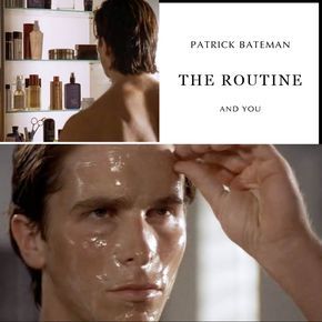 Patrick Bateman Walkman, Patrick Bateman Skincare Routine, Patrick Bateman Style, Patrick Bateman Skin Care, Patrick Bateman Routine, Patrick Bateman Workout, Patrick Bateman Morning Routine, Patrick Bateman Fanart, Patrick Bateman Memes