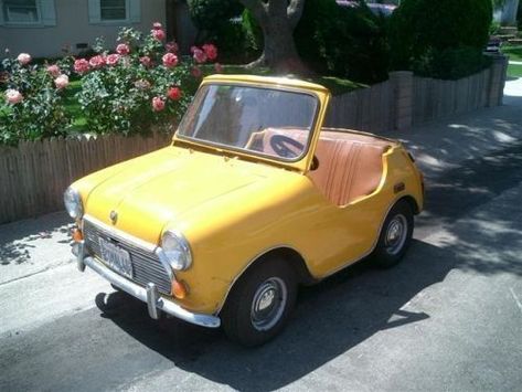 Microcar, Tiny Cars, Yellow Car, Weird Cars, Man Cave Garage, Pedal Cars, Unique Cars, Mini Cars, Car Humor