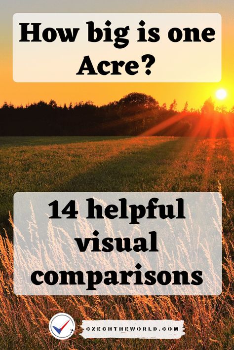 How big is an acre of land? ✅ We have prepared 14 different helpful visual comparisons to better understand the area. Comparison to football field, tennis court and more. #acre #size #comparison #visual 4 Acre Homestead Layout, 1 Acre Homestead Layout House Plans, 2 Acre Homestead, Homestead Garden Layout, Acreage Landscaping, Acreage Living, Homestead Layout, Easy Garden Ideas, Acre Homestead