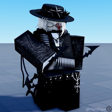 #Roblox #Avatar #Yabujin Roblox Monster Avatar, Plague Doctor Roblox Avatar, Creepy Roblox Avatar, Roblox Halloween Avatar, Halloween Roblox Avatar, Greek Symbols, Rblx Avatar, Roblox Characters, Skin Roblox