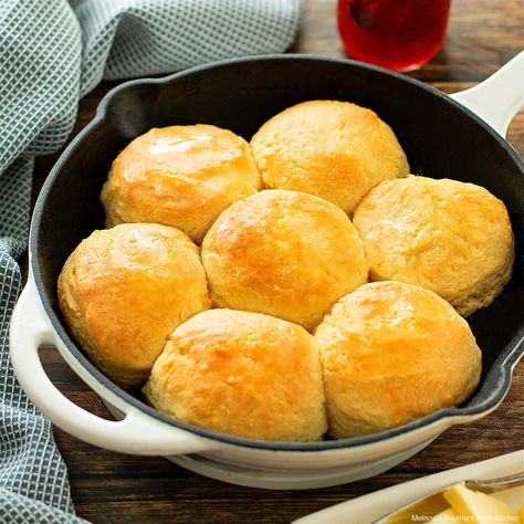 Southern Comfort Food Archives - melissassouthernstylekitchen.com Mayonnaise Biscuits, Southern Biscuits Recipe, Easy Drop Biscuits, Best Biscuit Recipe, Southern Buttermilk Biscuits, Homemade Biscuits Recipe, Sausage Biscuits, Southern Biscuits, Buttermilk Biscuits Recipe