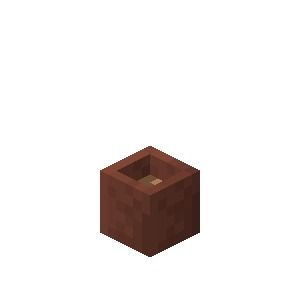 Flower Pot – Minecraft Wiki Flower Pot Minecraft, Flower Minecraft, Witch Hut, Crafting Recipes, Orange Tulips, 3d Cube, Orchid Pot, Blue Orchids, White Tulips