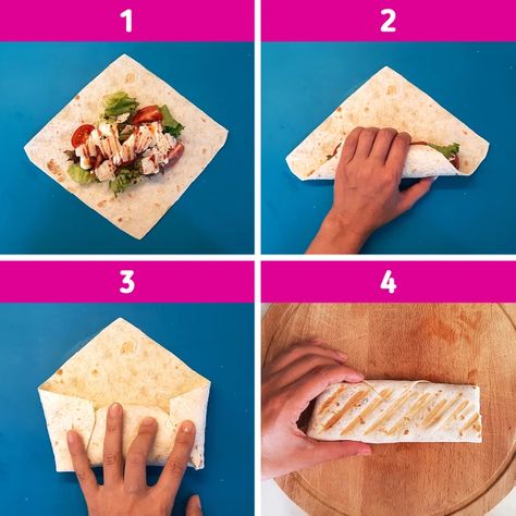 6 Ways to Make a Shawarma Wrap / 5-Minute Crafts Shawarma Wrap, Kebab Wrap, Wraps Recipes Easy, Food Truck Menu, Sliced Meat, Chicken Shawarma, Tortilla Wraps, Wrap Recipes, Camping Food