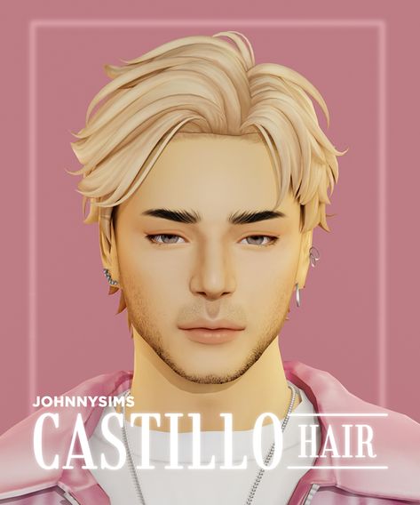 Castillo Hair | Patreon Masc Hair, Sims Outfits, Sims 4 Hair Male, Nyc Clothes, Sims 4 Tsr, Cc Hair, Hair Male, Play Sims 4, Weekend In Nyc