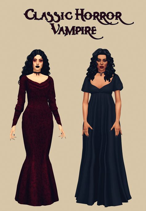 Sims 4 Morticia Addams, Lady Dimitrescu Sims 4 Cc, Sims 4 Villian Clothes, Sims 4 Cc Adams Family, S4cc Lookbook, Sims 4 Cc Long Dress Maxis Match, Goth Clothing Sims 4 Cc, Vampire Clothes Cc Sims 4, Sims 4 Cc Wizard Clothes