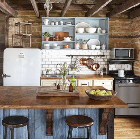 Reclaimed wood kitchen