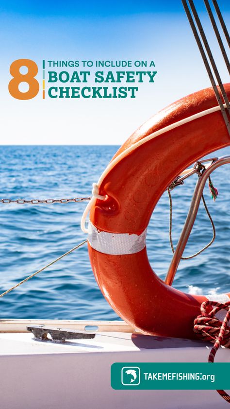 Ready for some fun on the water? Make sure you’re prepared with these 8 must-have items on your boat safety checklist! 

#safeboating #nationalsafeboatingweek Boating Checklist, Ice Fishing Gear, Fishing Basics, Safety Checklist, Distress Signal, Boat Safety, Water Safety, Navigation Lights, Fishing Techniques