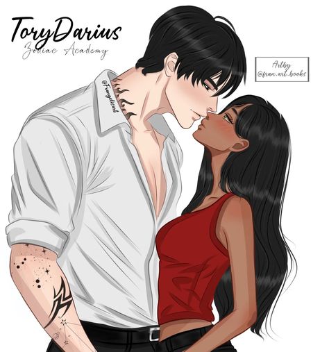 “because an eternity with the stars meant nothing to me in comparison to a life in her arms.” ToryDarius Hope you like it✨ ⁰tags (ignorar) #toryvegaedit #toryvega♊️ #zodiacacademy #zodiacacademyfanart #torydariusedit #torydariusfanart #bookfanart #booksbooksbooks #booksaddict Tori Vega Zodiac Academy, The Reckoning Zodiac Academy, Darius And Tory, Zodiac Academy Darius, Tory And Darcy, Tory And Darius, Zodiac Academy Fan Art, Booktok Art, Reading Shelf