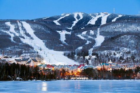 Quebec's Best Ski Resorts: Find the Perfect Run Near Montreal Skiing Colorado, Quebec Winter, Whistler Ski, Romantic Resorts, Mont Tremblant, Best Ski Resorts, Ski Town, Couples Vacation, Ski Vacation