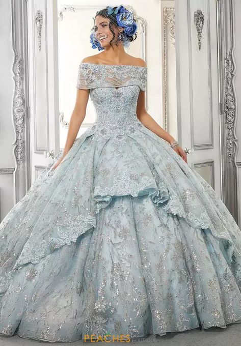 Baby blue 15 dresses quinceanera